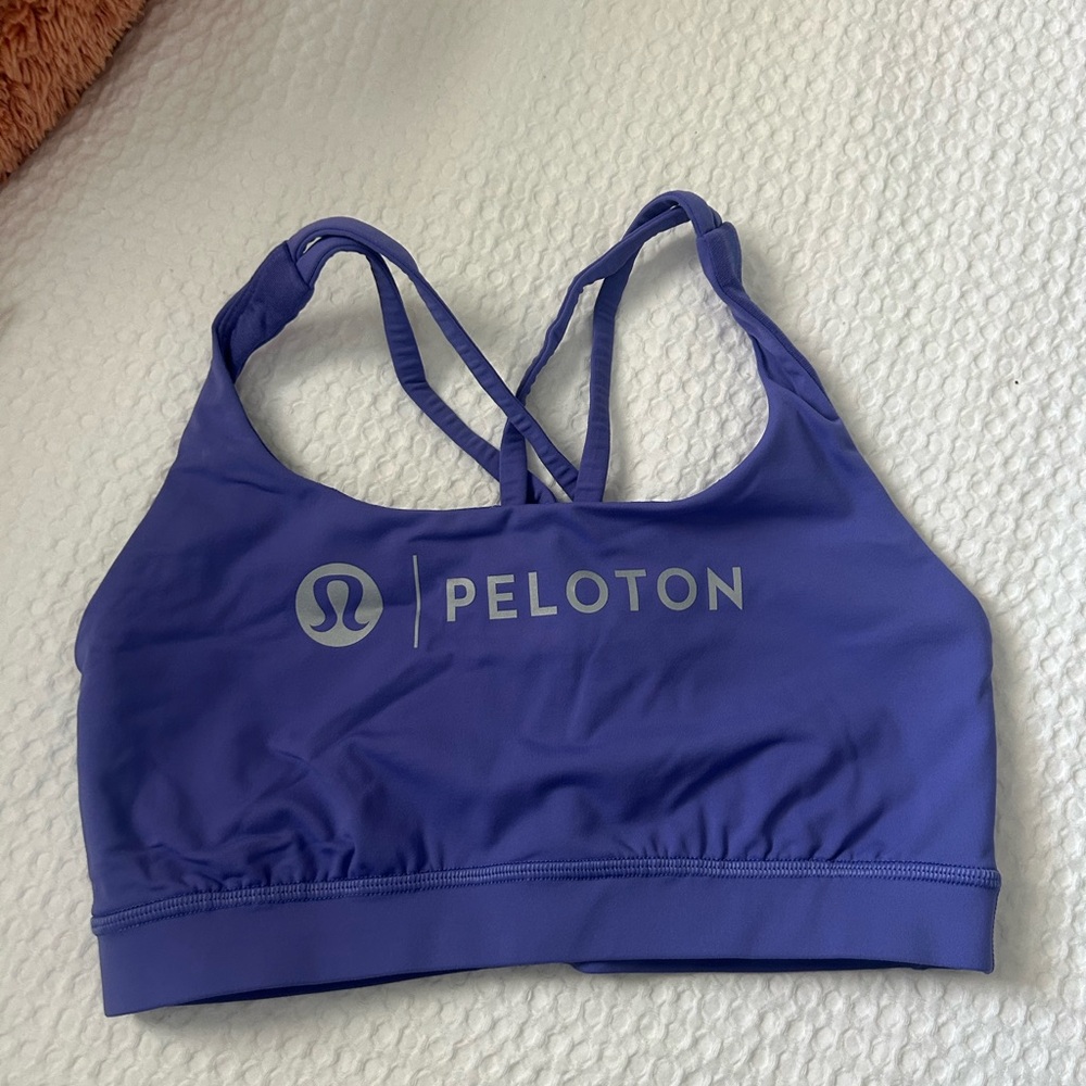 lululemon athletica X Peloton’s Purple Sports Bra